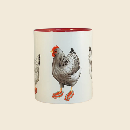 "Hens in Slippers" Mug