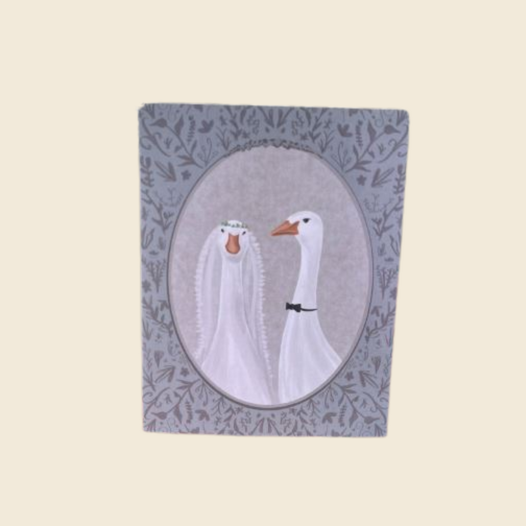 Victorian Wedding Goose Cards (3 Options)