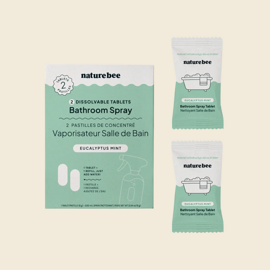 Eucalyptus Mint Bathroom Cleaning Spray Tablets - Box of 2