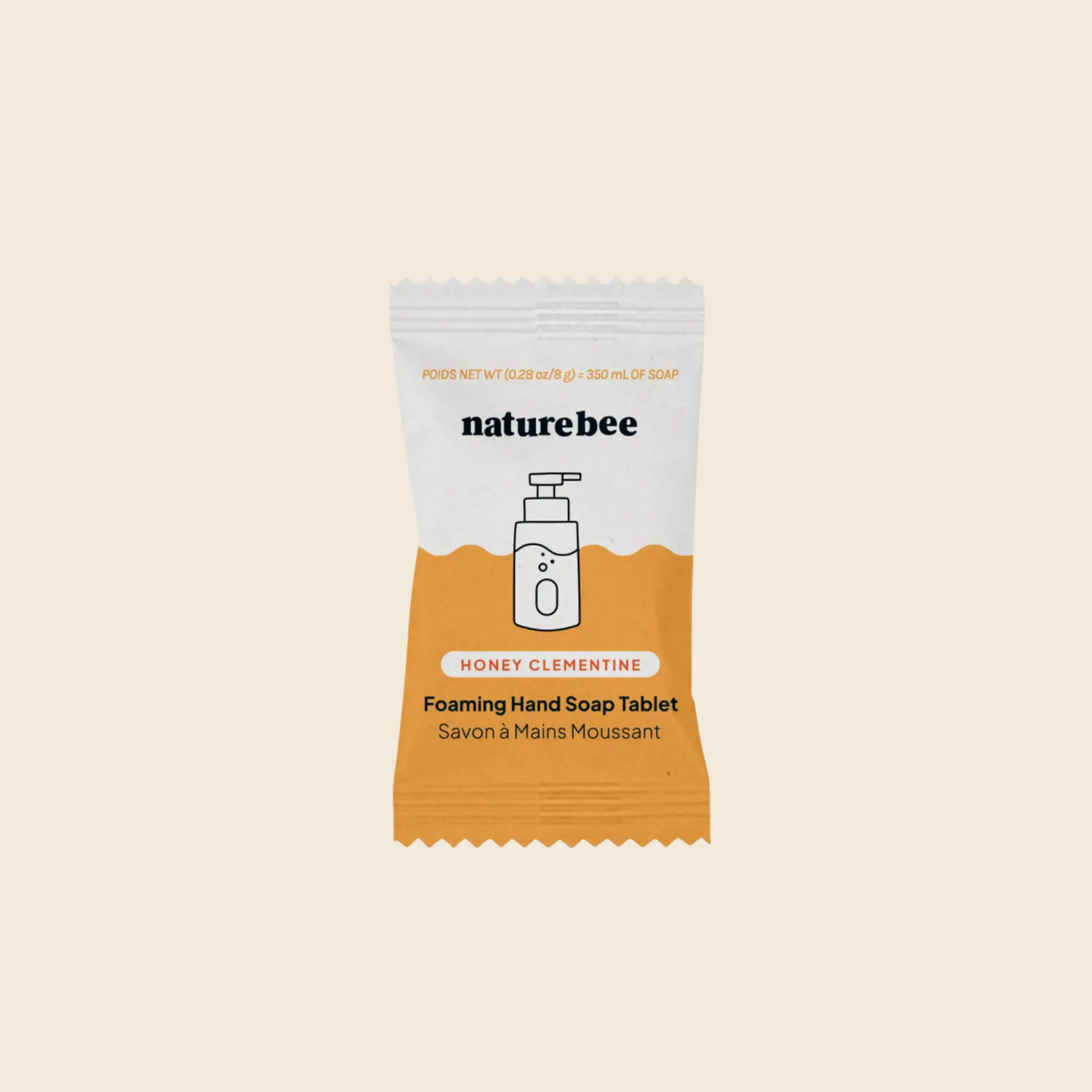 Honey Clementine Concentrated Foaming Hand Soap Tablet