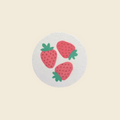 Compressed Cellulose Sponge - Strawberry Design