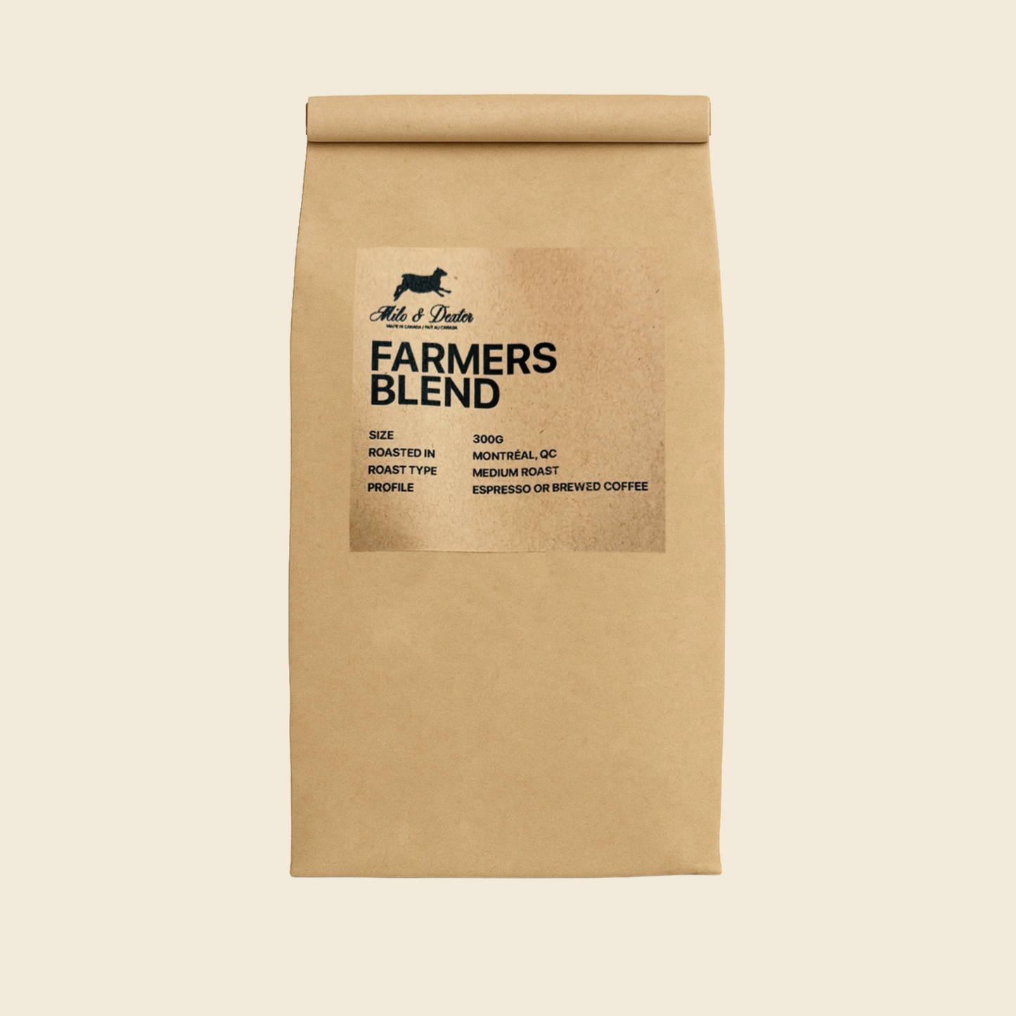 "Farmers Blend" Dry Roasted Medium Roast
