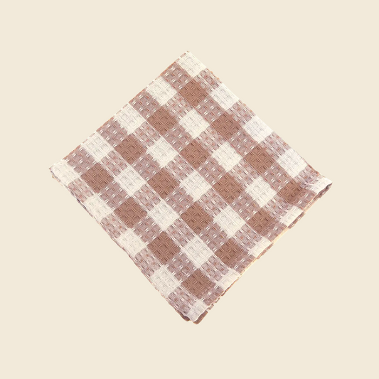 "Buffalo Beige Check" Dish Cloth