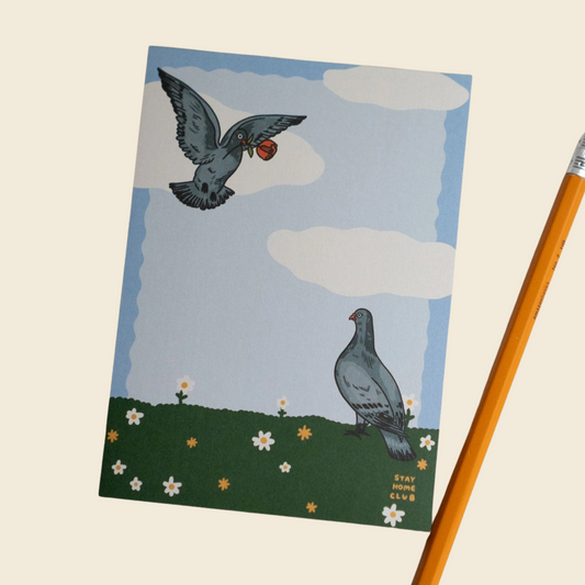 "Pigeons" Notepad
