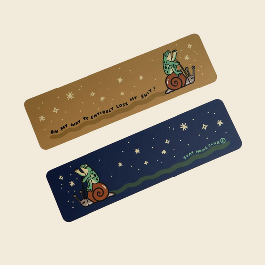 Bookmark Snail and Frog