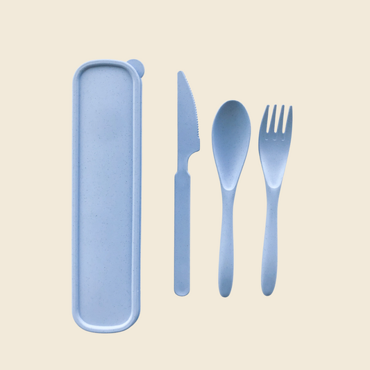 Biodegradable Reusable Wheat Cutlery Set