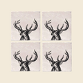 Vintage Buck Coasters (Set of 4)