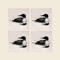 Vintage Loon Coasters (Set of 4)