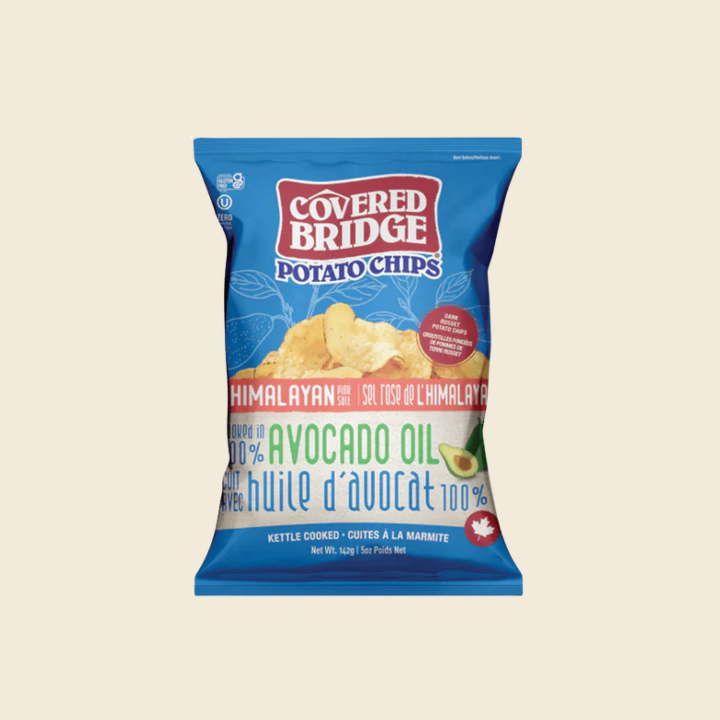 Advocado Oil Pink Himalayan Salt Kettle Chips