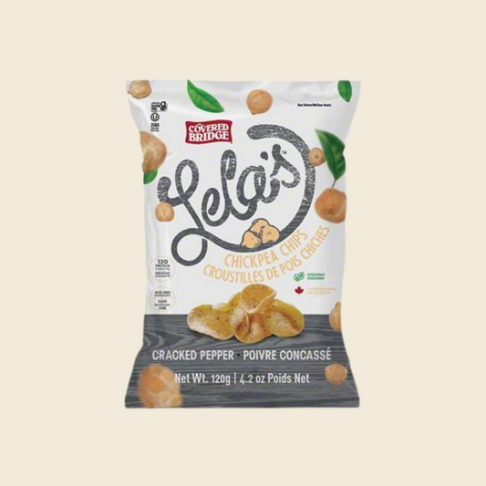 Cracked Pepper Chickpea Chips