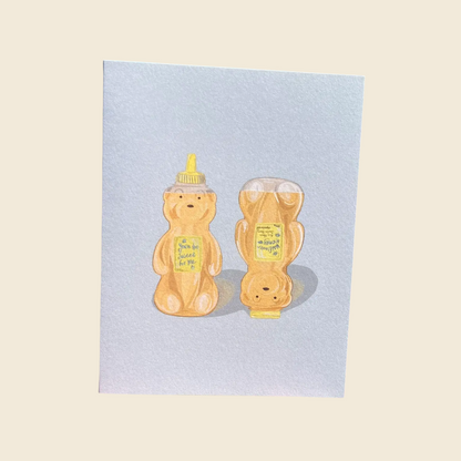 "Honey Bear" Greeting Card