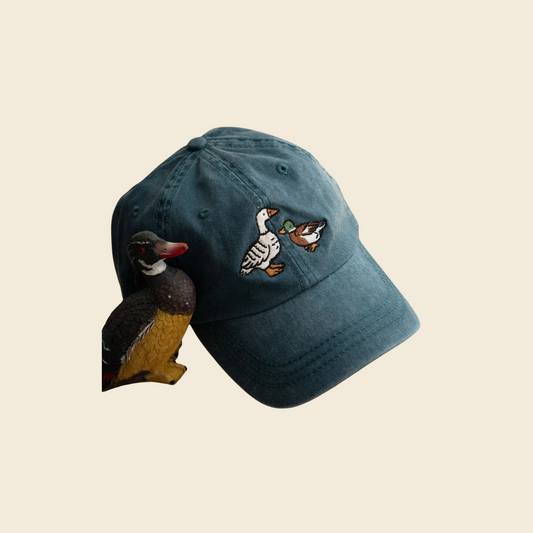 Duck and Goose Teal Hat