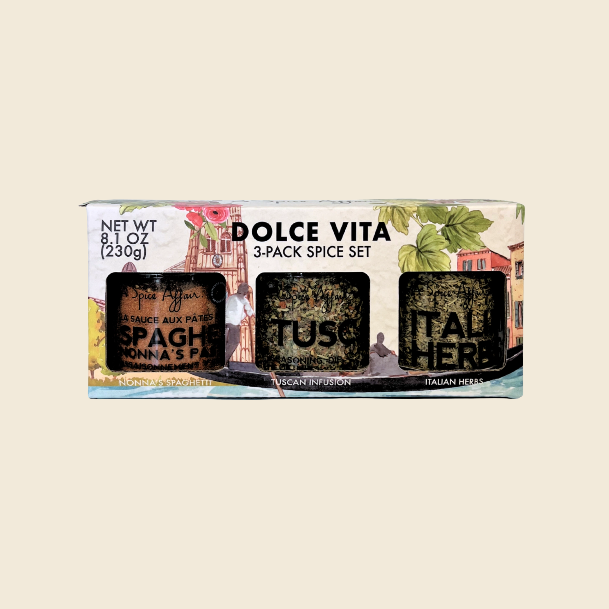 Dolce Vita Italian 3-Pack Spice Set