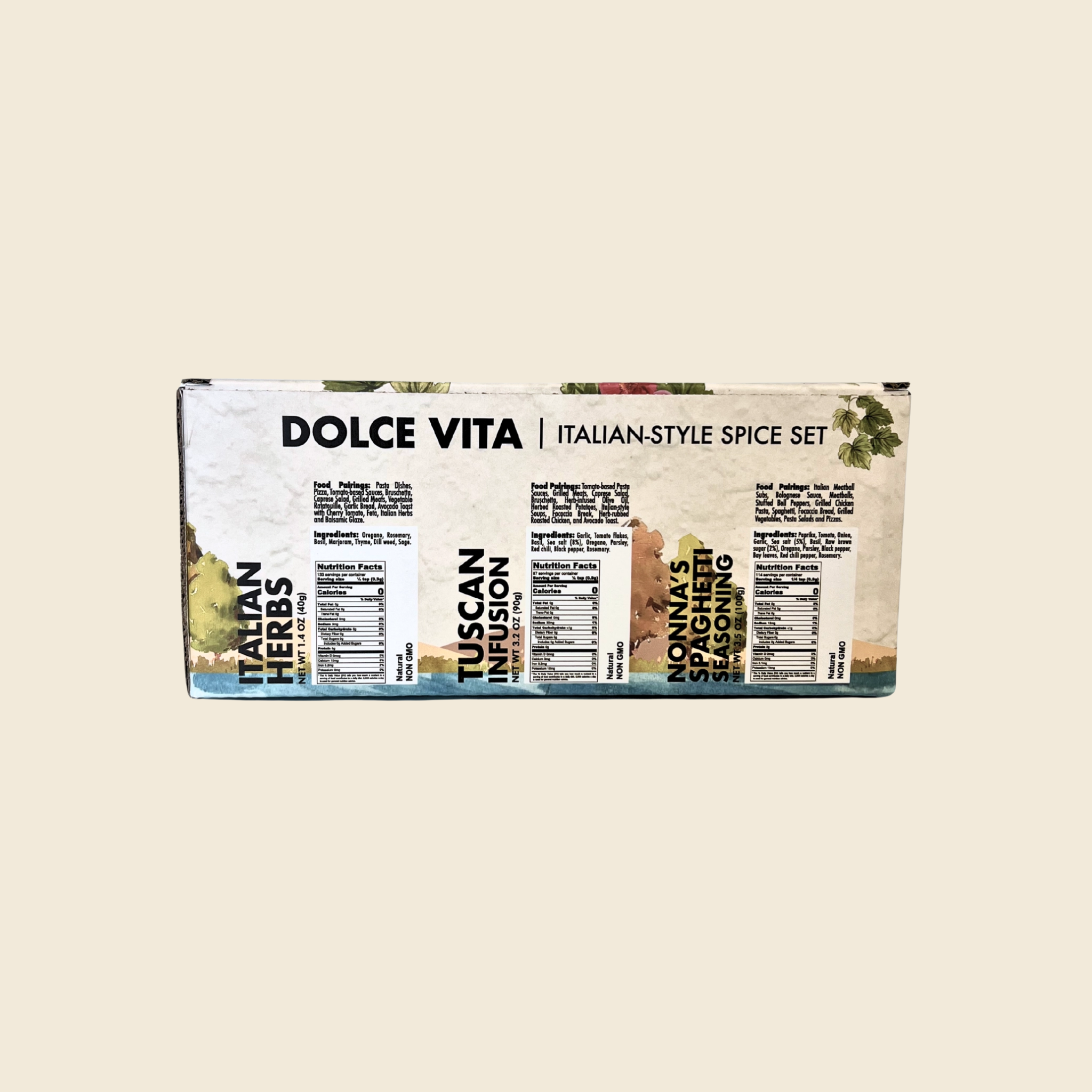 Dolce Vita Italian 3-Pack Spice Set