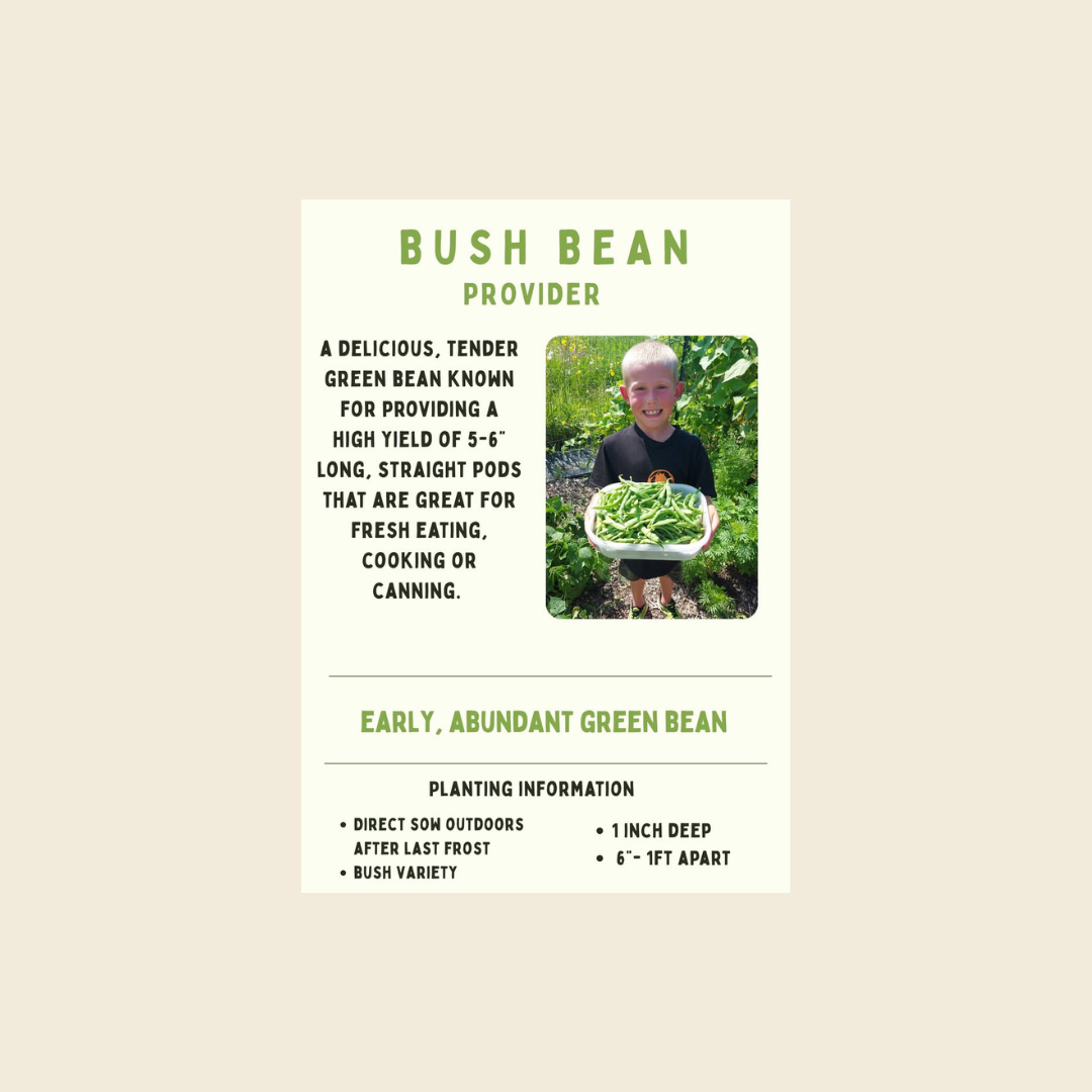 Bush Bean Seed Mix