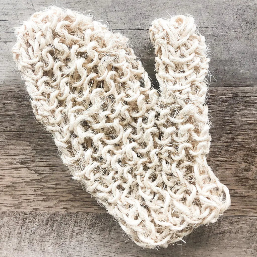 Sisal Scrubber Mitt