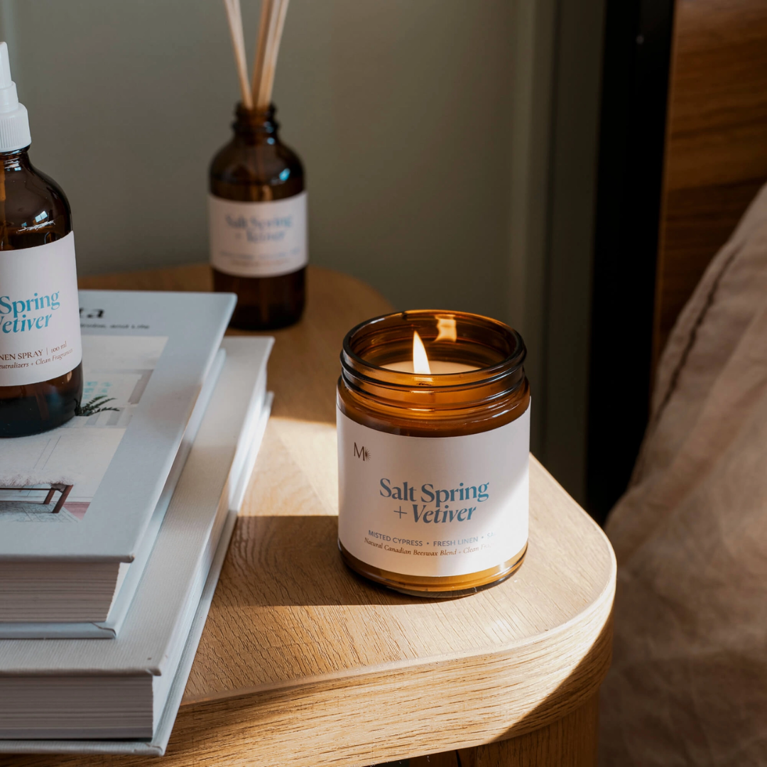 Salt Spring + Vetiver Candle