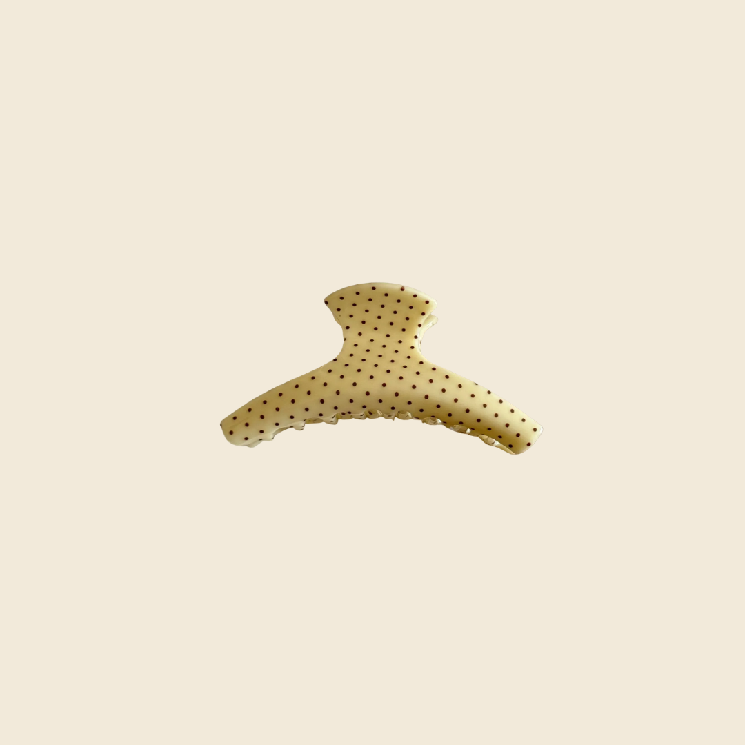 Polka Dot Claw Clip