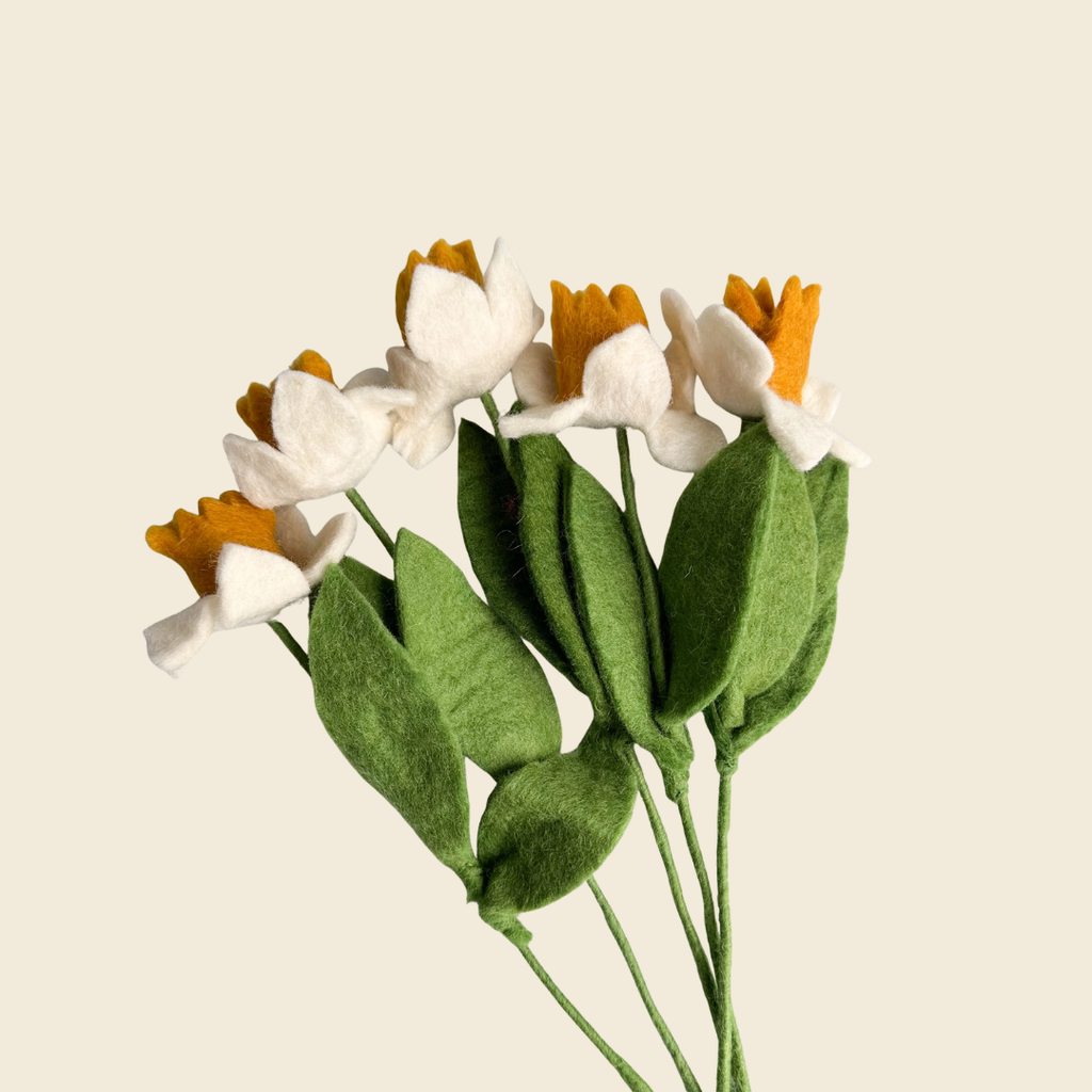 Felt Daffodil Flower Stem