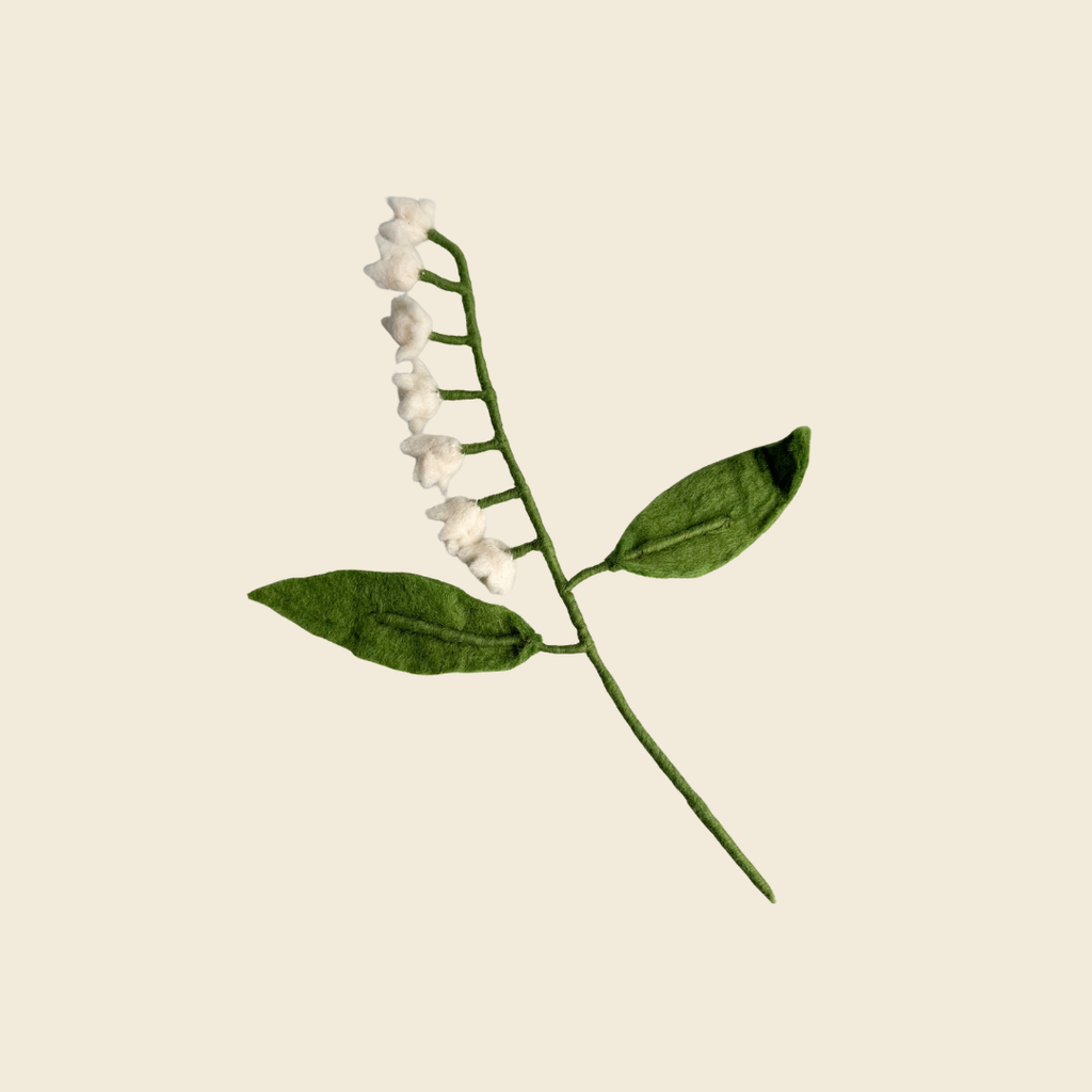 Felt Lily of the Valley Flower Stem
