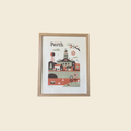 Framed Heritage Perth Art Print