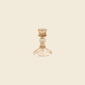 Bronze Glass Candle Holder
