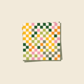 Citrus Grid Cocktail Napkin
