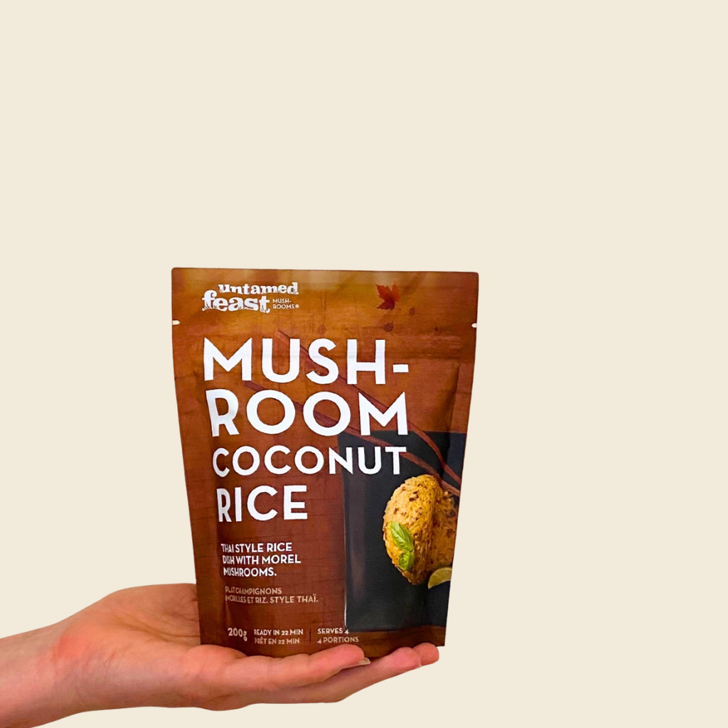 Mushroom Coconut Rice