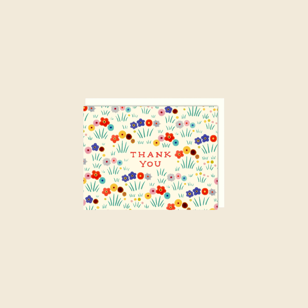 Grassy Field Thank You Card