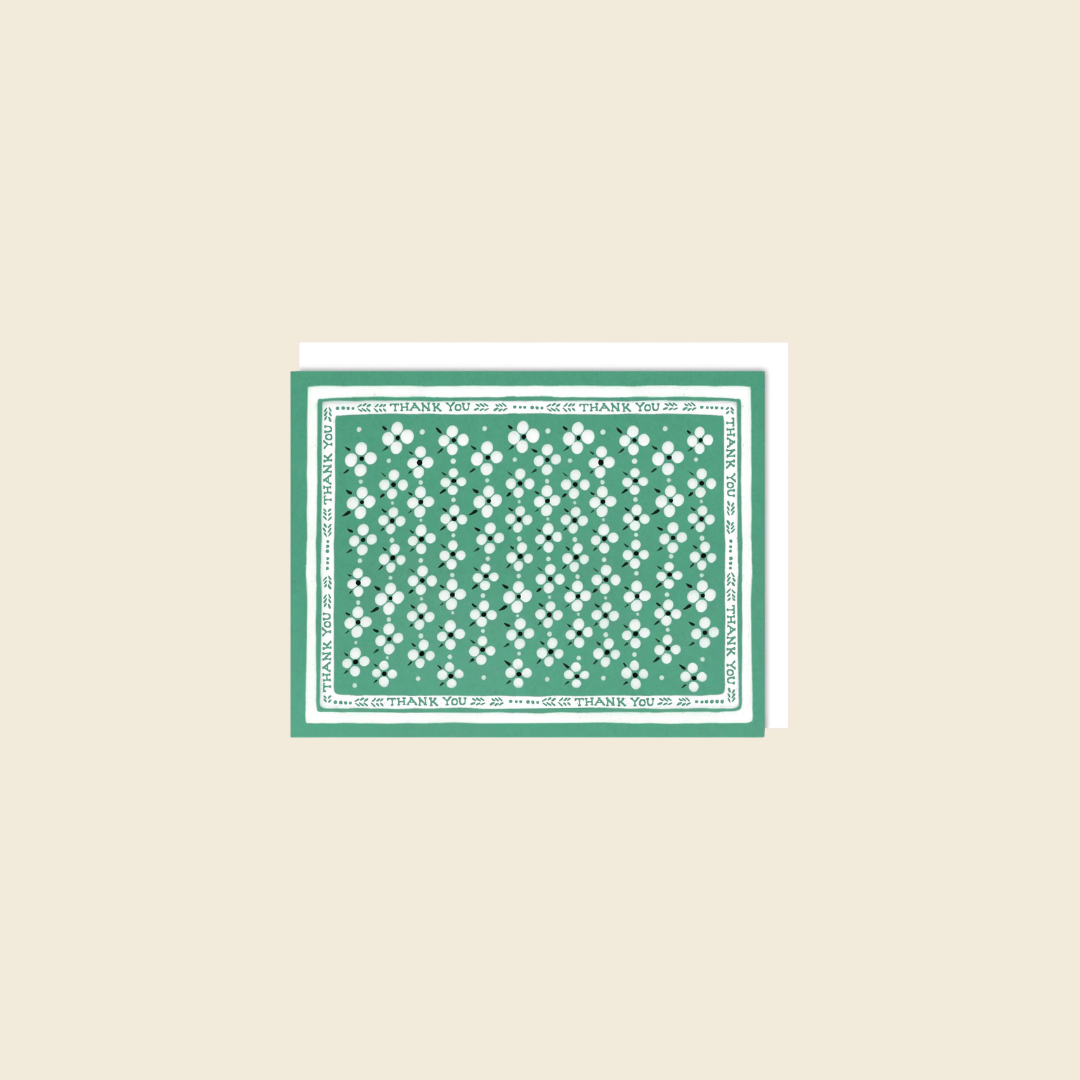 Green Bandana Thank You Card