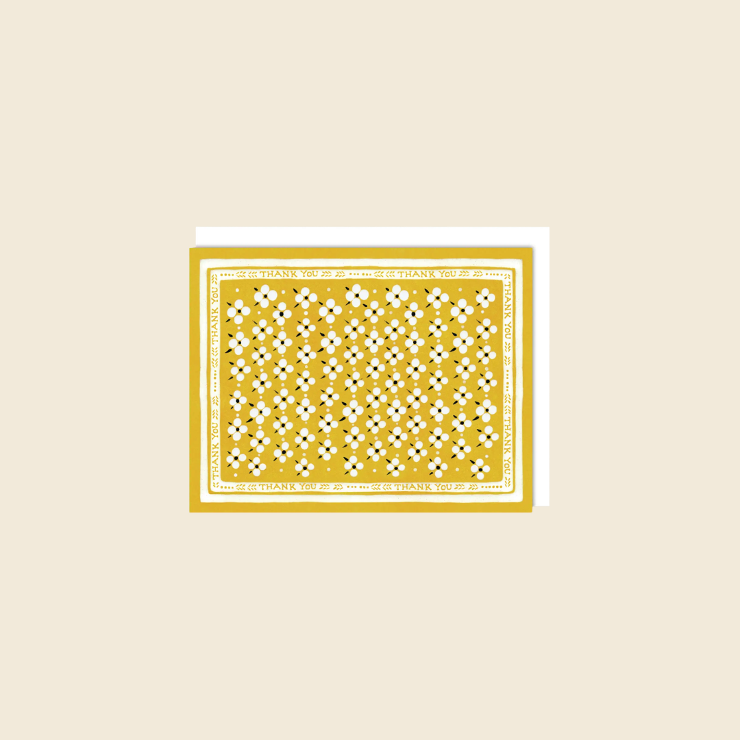 Yellow Bandana Thank You Card