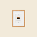 8x10 Natural Real Oak Frame