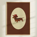 Western Dachshund Print (5x7)