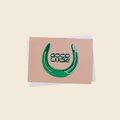 Good Luck Horseshoe Card