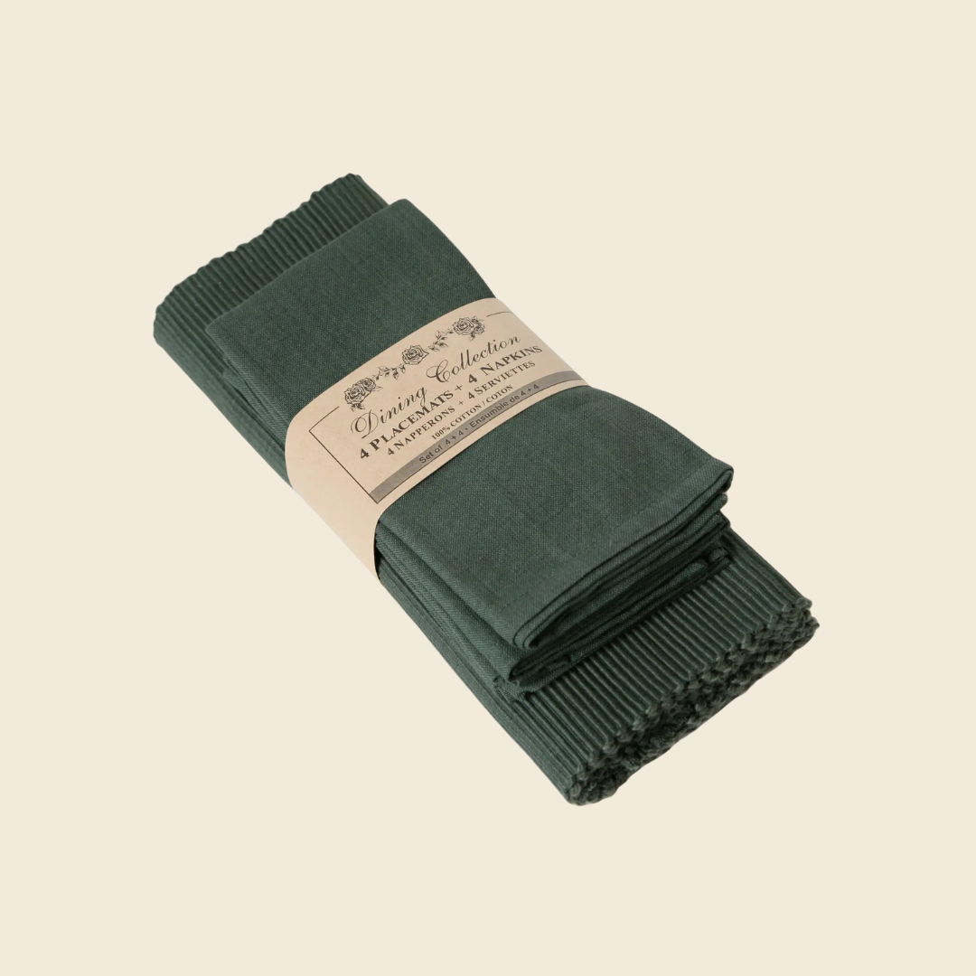 Green Napkin & Placemat Set