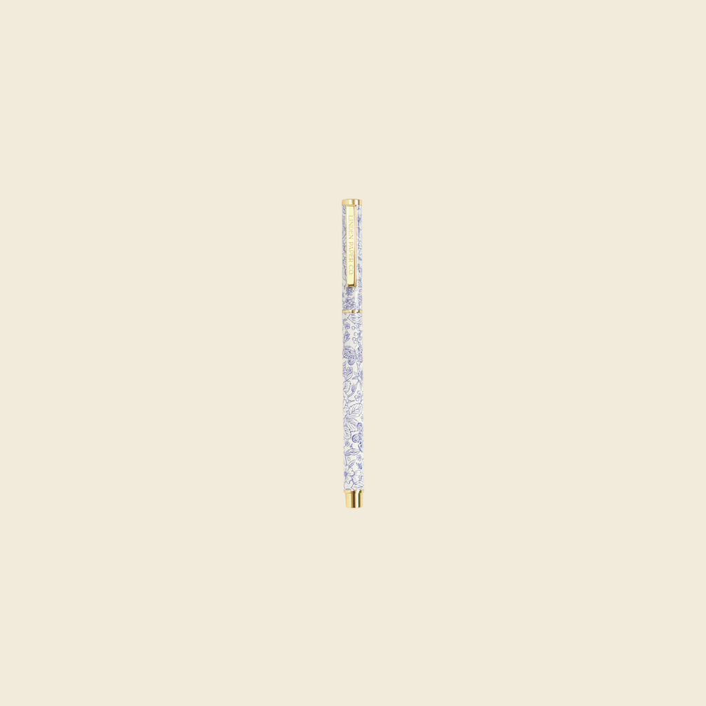 Blue Garden Rollerball Pen