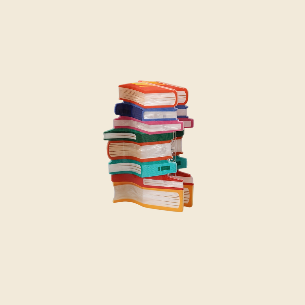 Book Stack Claw Clip