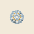 Floral Fabric Scrunchie