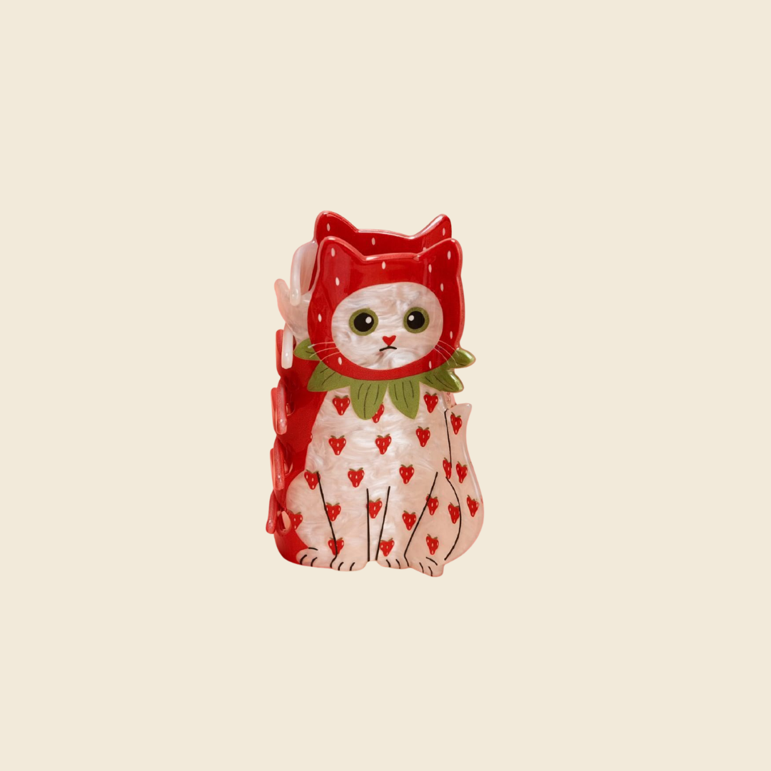 Fruit Cat Claw Clip