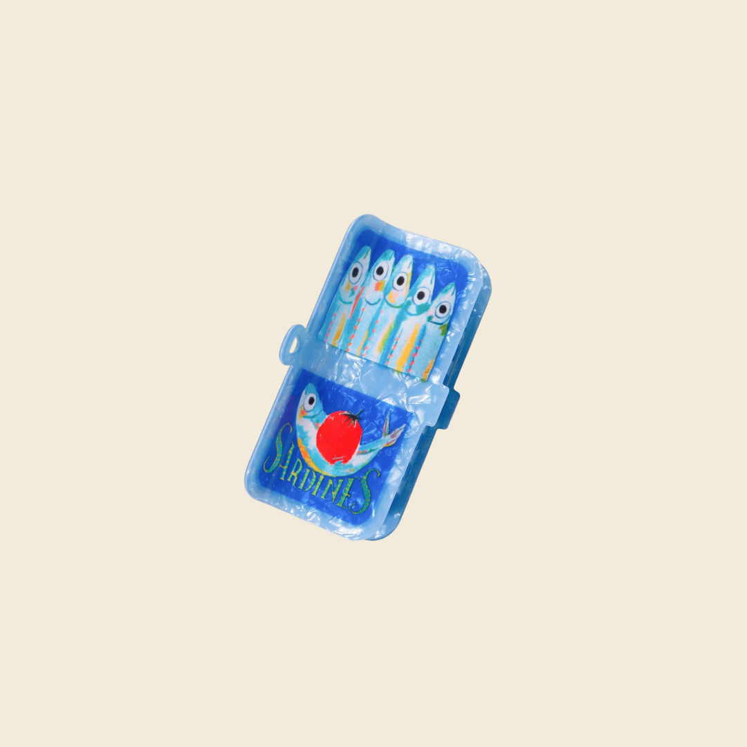 Blue Sardine Claw Clip