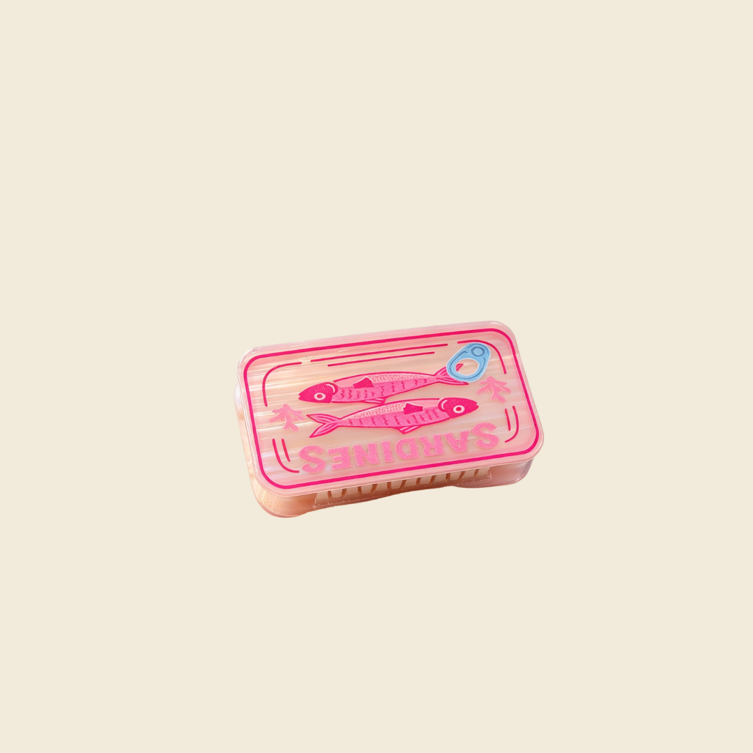 Pink Sardine Claw Clip