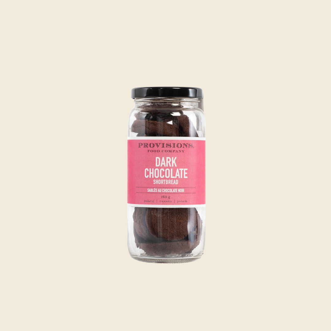 Dark Chocolate Shortbread Cookies