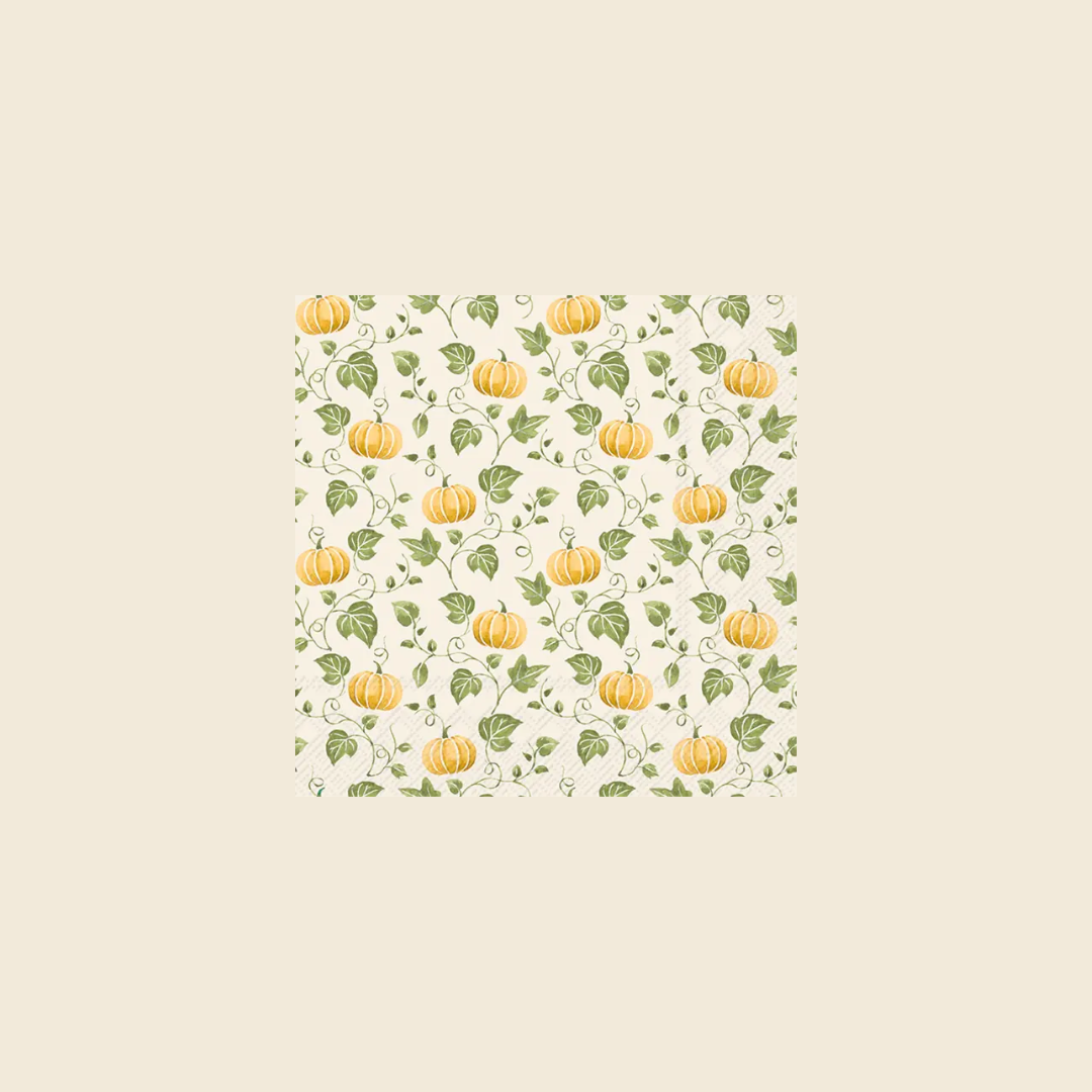 Yellow Pumpkin Napkin