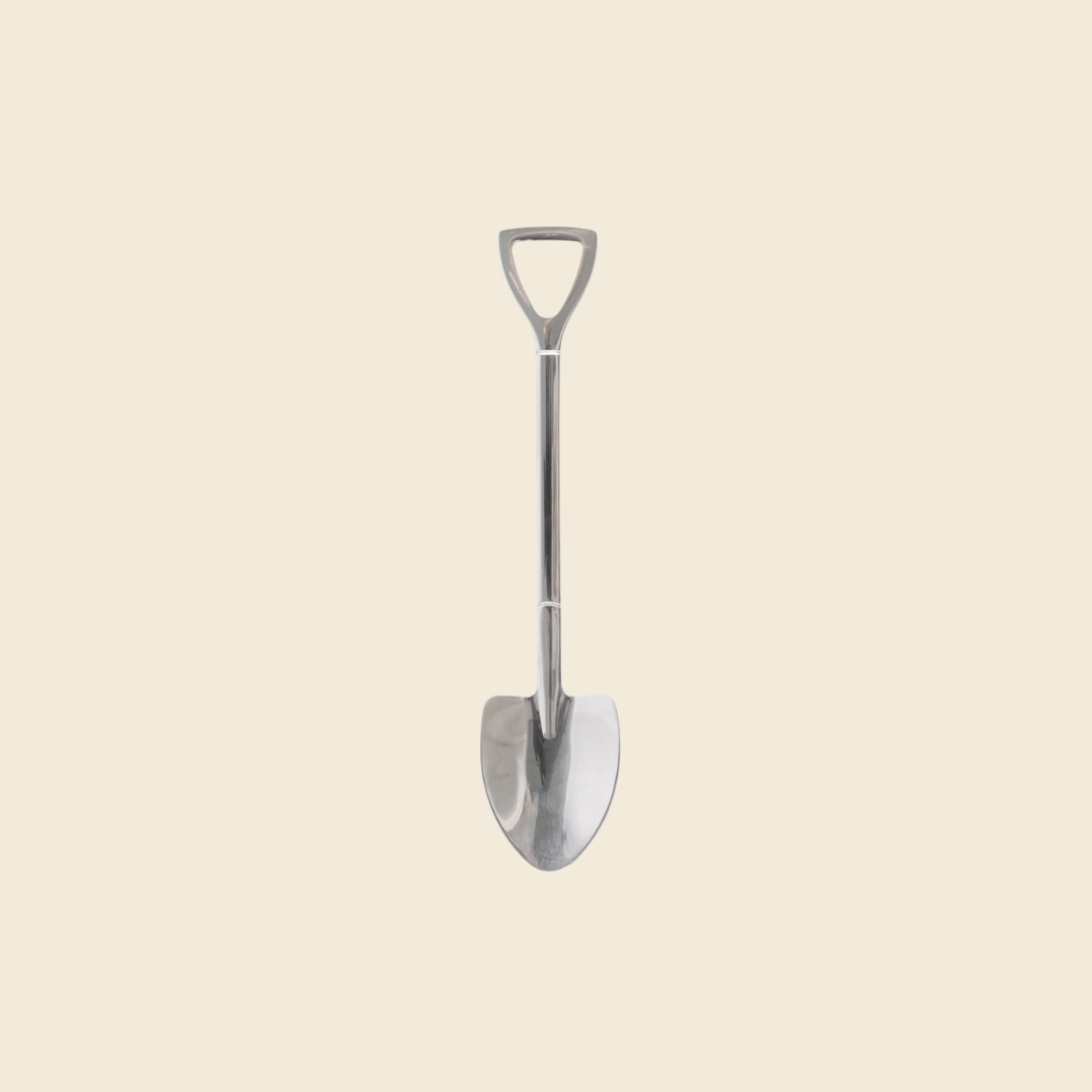 Ceramic Pot Mug and Shovel Spoon