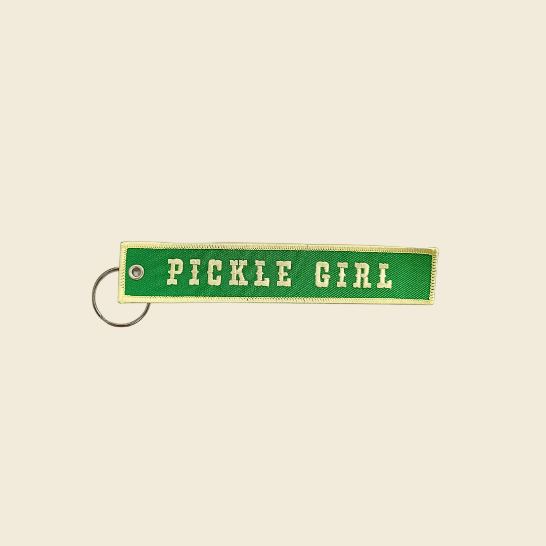 Pickle Girl Keychain
