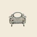 Antique Green Napkin Holder