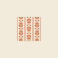 Autumn Orange Cocktail Napkin
