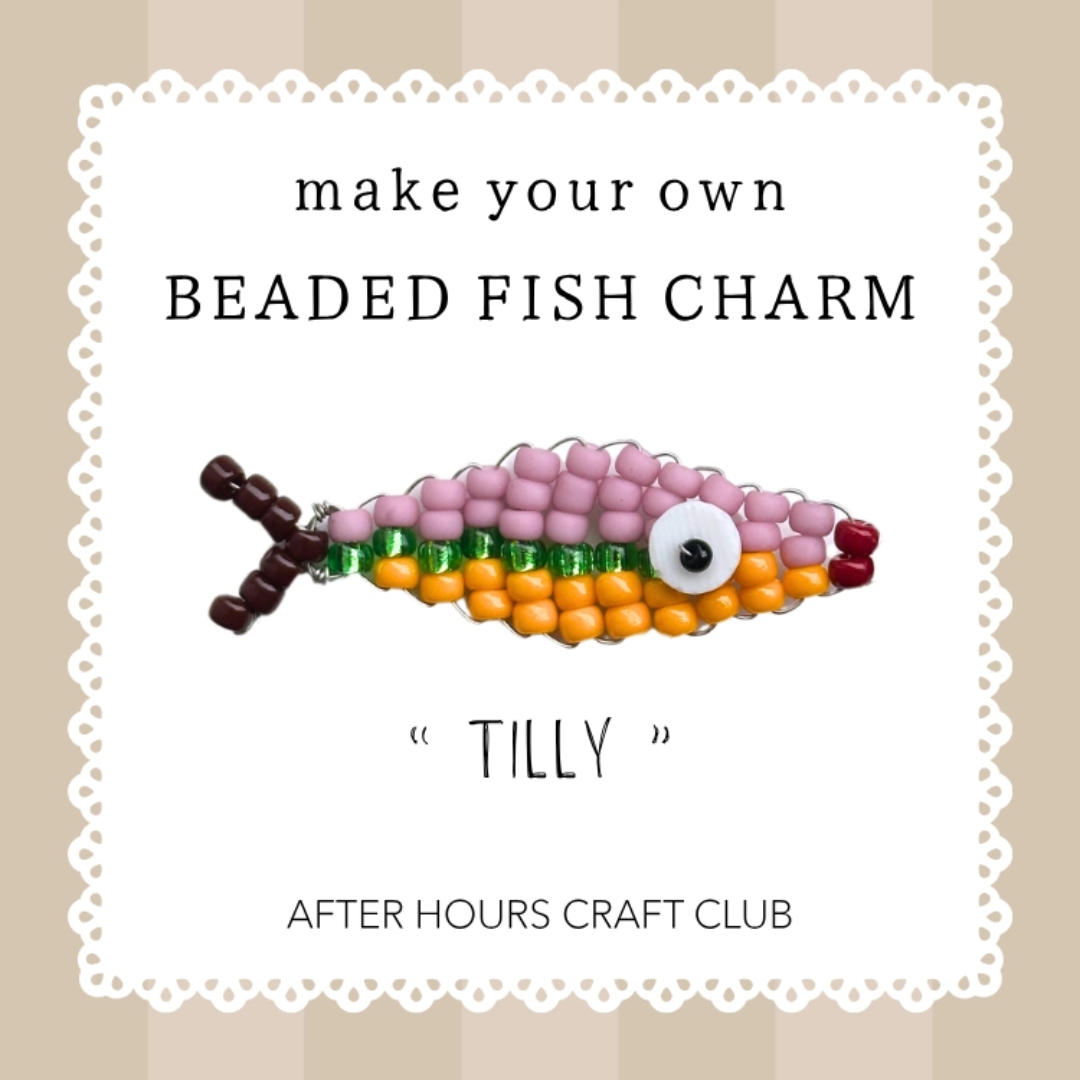 Tilly Beaded Fish Charm Craft Kit