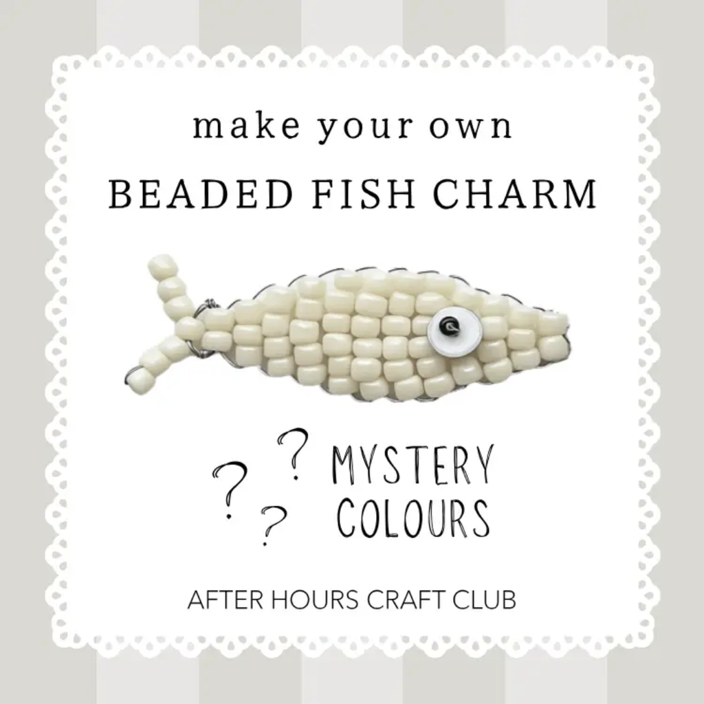 Mystery Colours Beaded Fish Charm Craft Kit