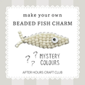 Mystery Colours Beaded Fish Charm Craft Kit